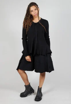 Pluslavie Knitwear^Cotton Knit in Black