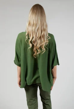 Album Di Famiglia Jumpers^Cotton Maxi Jumper in Green