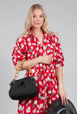 Beatrice B Dresses^Cotton Midi Dress in Squirrel