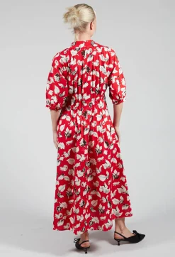 Beatrice B Dresses^Cotton Midi Dress in Squirrel