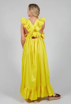 Beatrice B Dresses^Cotton Muslin Dress in Sunflower