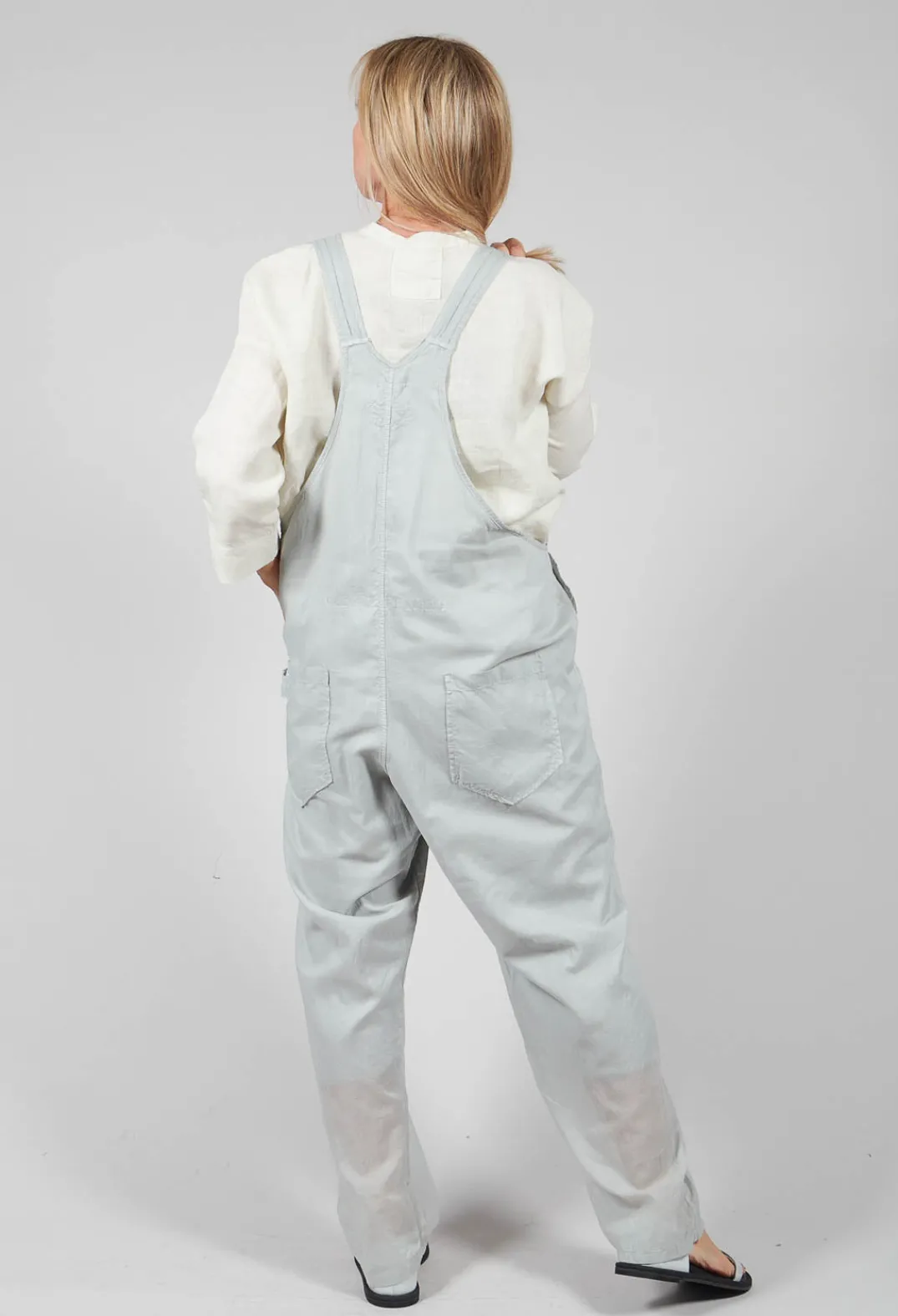 Aequamente Jumpsuits^Cotton Overalls in Ghiaccio