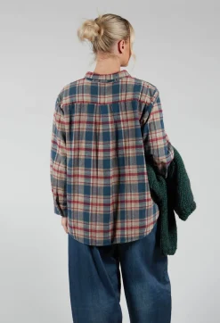 Amici Shirts & Blouses^Cotton Plaid Button Up Shirt in Sand