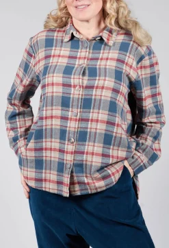 Amici Shirts & Blouses^Cotton Plaid Button Up Shirt in Sand