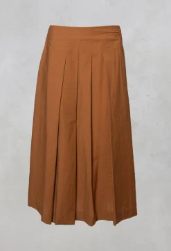 Maliparmi Skirts^Cotton Shan Skirt in Biscotto