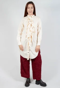 Aleksandr Manamis Dresses^Cotton Shirt Dress in Powder