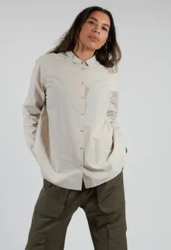 Apuntob Shirts & Blouses^Cotton Shirt in Sand