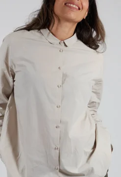 Apuntob Shirts & Blouses^Cotton Shirt in Sand