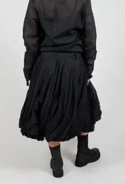 Rundholz Dip Skirts^Cotton Tutu Skirt in Black Stiff