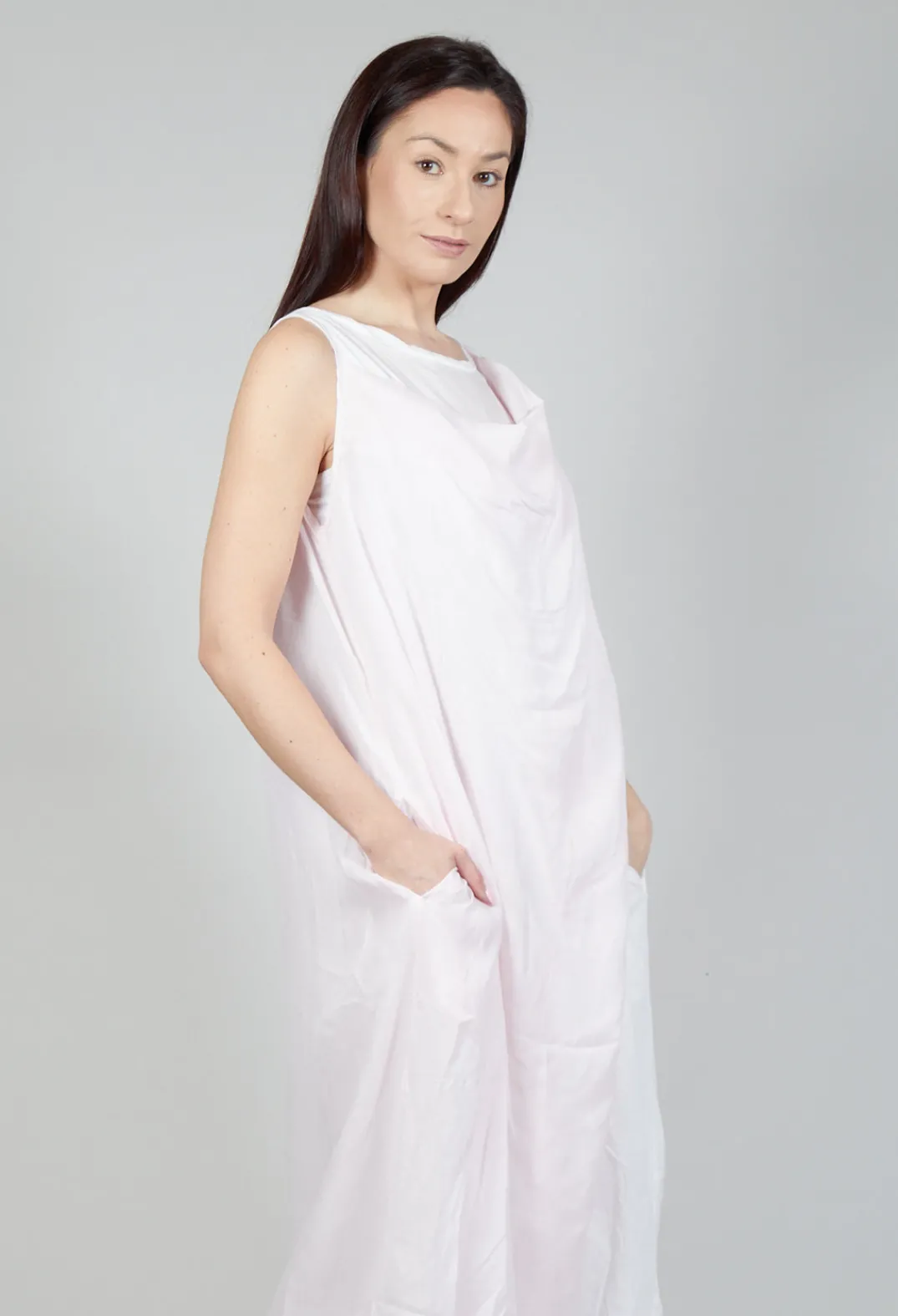Rundholz Mainline Dresses^Cowl Neckline Dress in Rose 10% Cloud