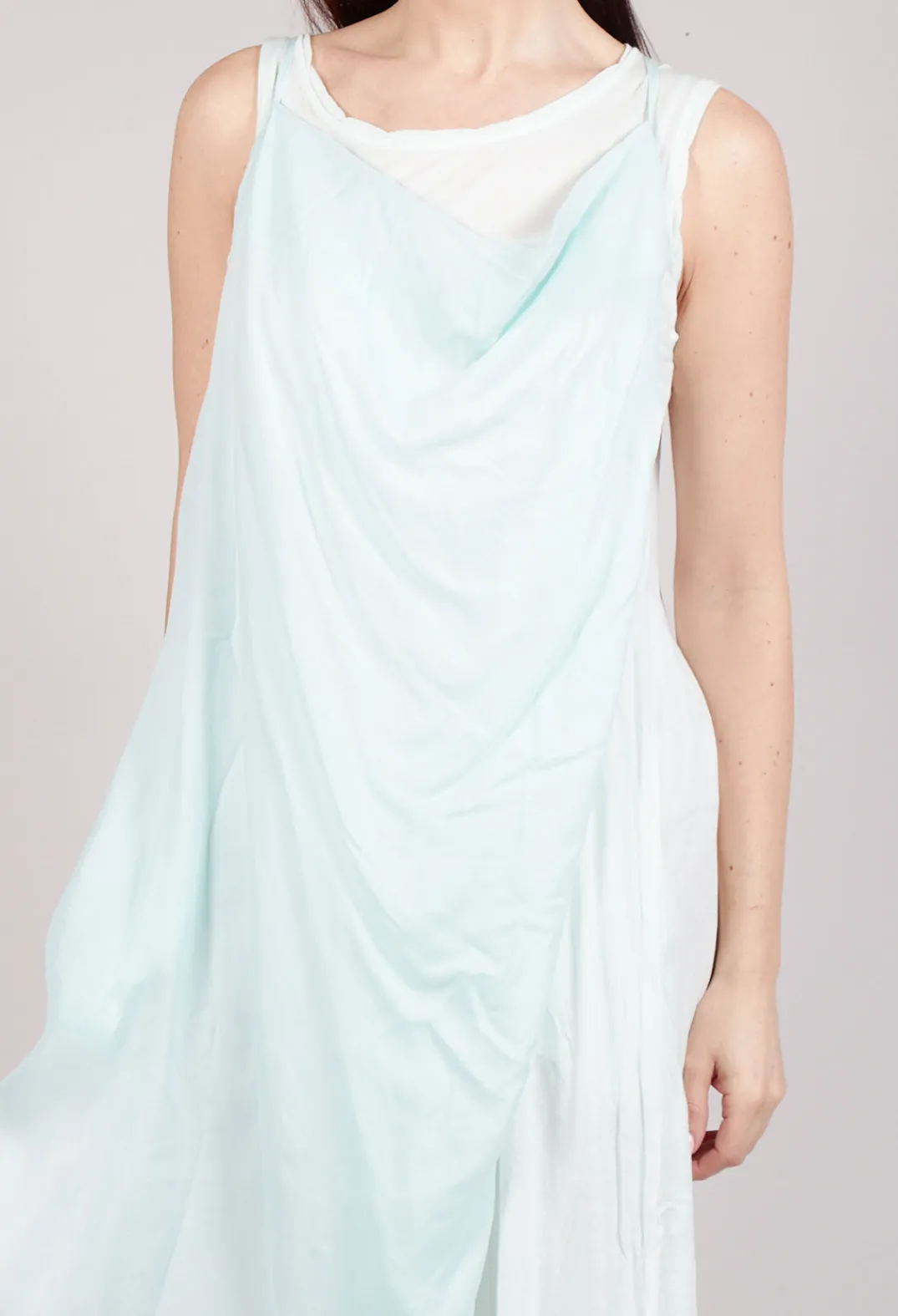 Rundholz Mainline Dresses^Cowl Neckline Dress in Tulip 10% Cloud