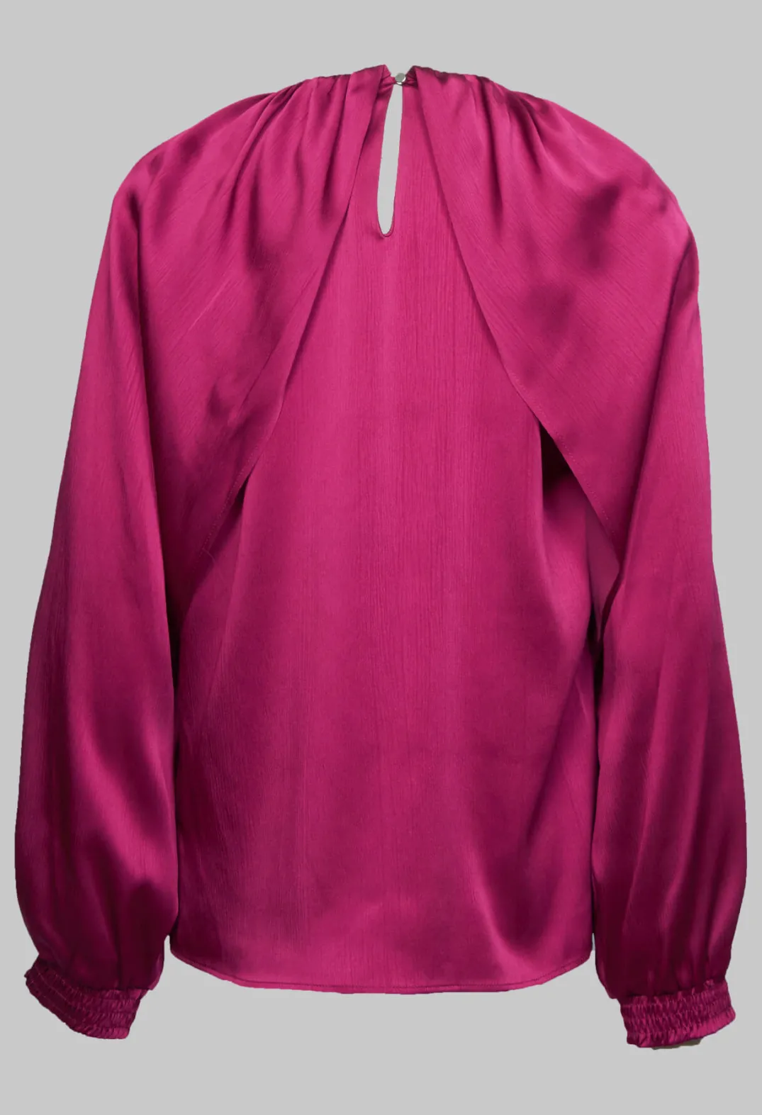 Beatrice B Shirts & Blouses^Crepe Shirt in Metallic Pink