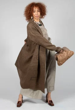 Tadashi Trousers^Crinkle Geometric Trousers in Euca