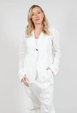 Rundholz Mainline Jackets^Crinkle Jacket in Starwhite
