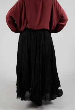 Amici Skirts^Crinkle Skirt in Black