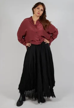 Amici Skirts^Crinkle Skirt in Black