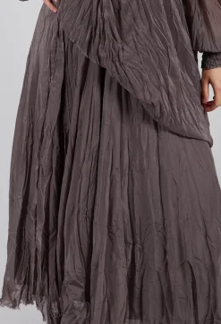 Amici Skirts^Crinkle Skirt in Iron