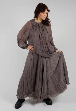 Amici Skirts^Crinkle Skirt in Iron