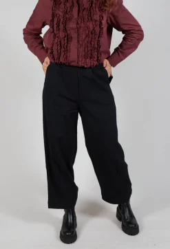 Amici Trousers^Crinkle Trousers in Black