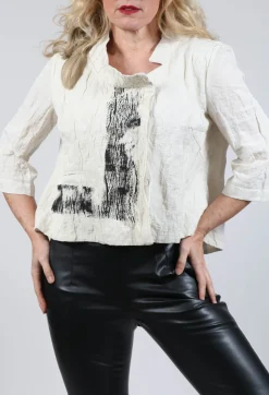Kedziorek Jackets^Cropped 3/4 Length Sleeved Jacket