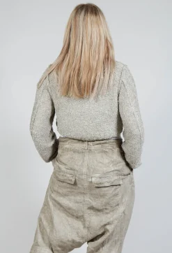 Rundholz Mainline Cardigans^Cropped Cardigan in Straw Cloud