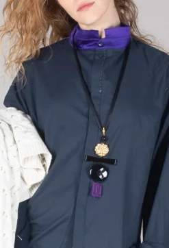 Umit Unal Shirts & Blouses^Cropped Cotton Shirt in Blue