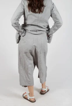 Rundholz Mainline Trousers^Cropped Drop Crotch Trousers in Moon