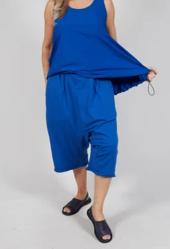 Rundholz Dip Trousers^Cropped Drop-Crotch Trousers in Royal