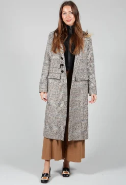 Sarah Pacini Cardigans^Cropped High Neck Zip Up Cardigan in Black