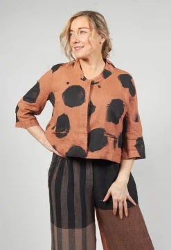Kedziorek Jackets^Cropped Jacket in Copper
