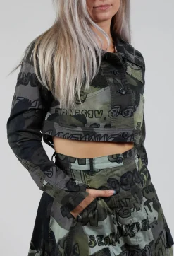 Rundholz Black Label Jackets^Cropped Jacket in Multicolour