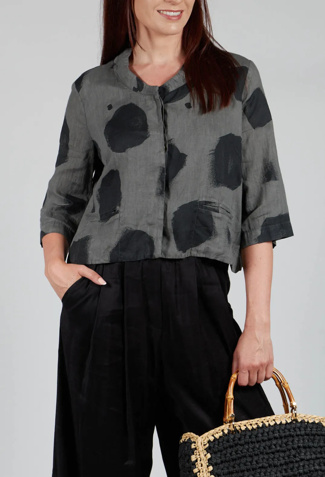 Kedziorek Jackets^Cropped Jacket in Sage