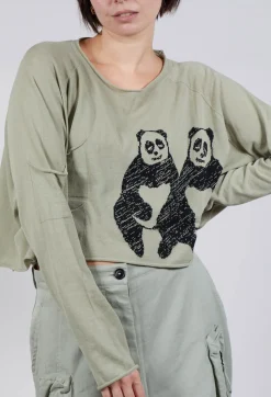 Rundholz Black Label Jumpers^Cropped Jumper with Motif in Defender Jacquard