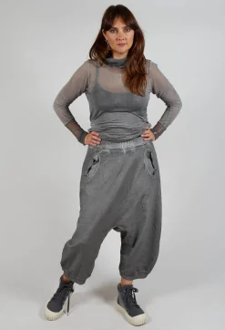 Rundholz Dip Trousers^Cropped Leg Sweatpants in Pencil Cloud