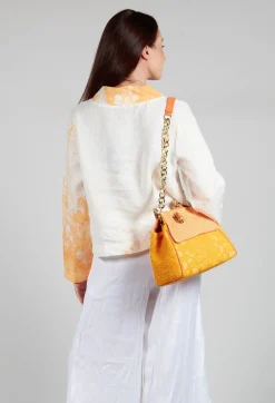 Kedziorek Jackets^Cropped Lightweight Jacket in Orange Dye