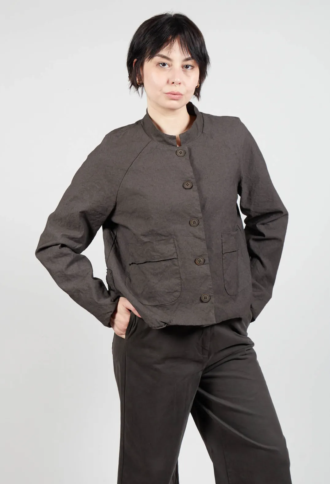 Aequamente Jackets^Cropped Long Sleeved Jacket in Faggio