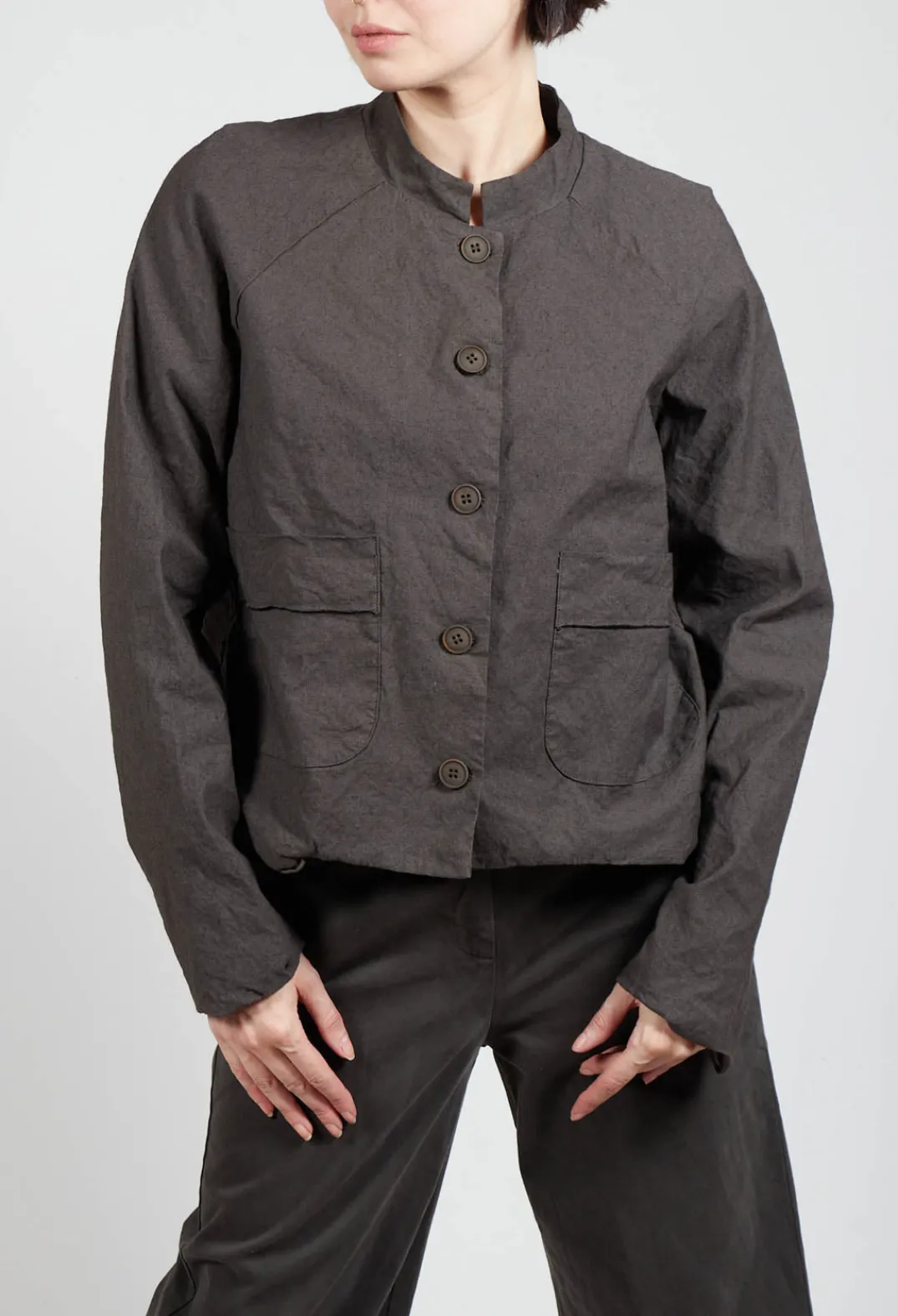 Aequamente Jackets^Cropped Long Sleeved Jacket in Faggio