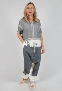 Rundholz Mainline Jumpers^Cropped Metallic Knit in Asteroid Sparkle