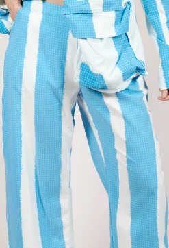 Rundholz Black Label Trousers^Cropped Pull On Trousers in Malibu Print