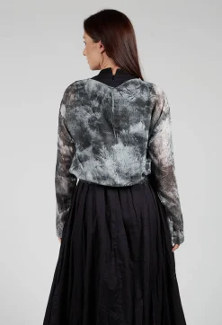 Pal Offner Shirts & Blouses^Cropped Shirt in Steppe Black