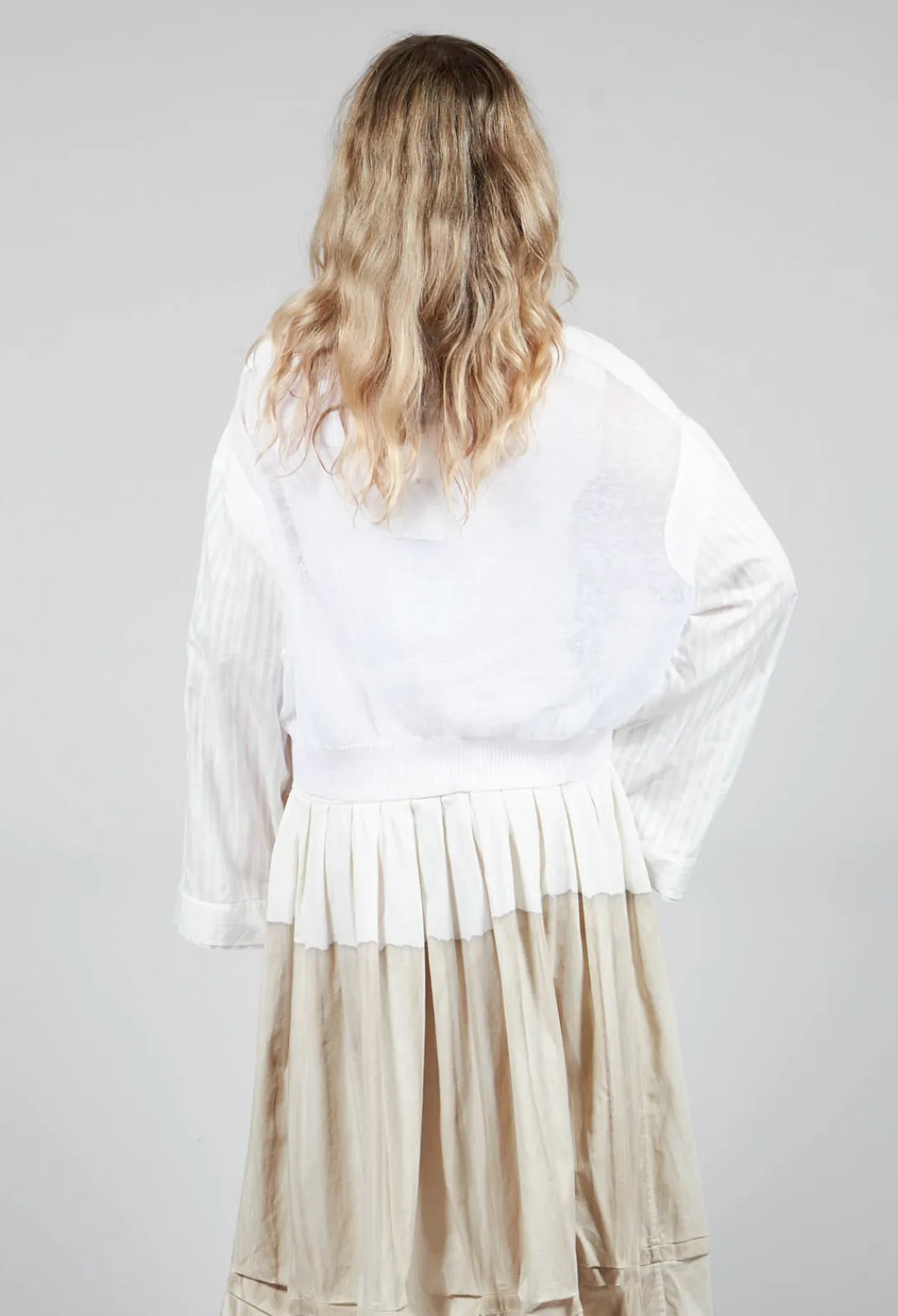 Isabel Benenato Shirts & Blouses^Cropped Top in White