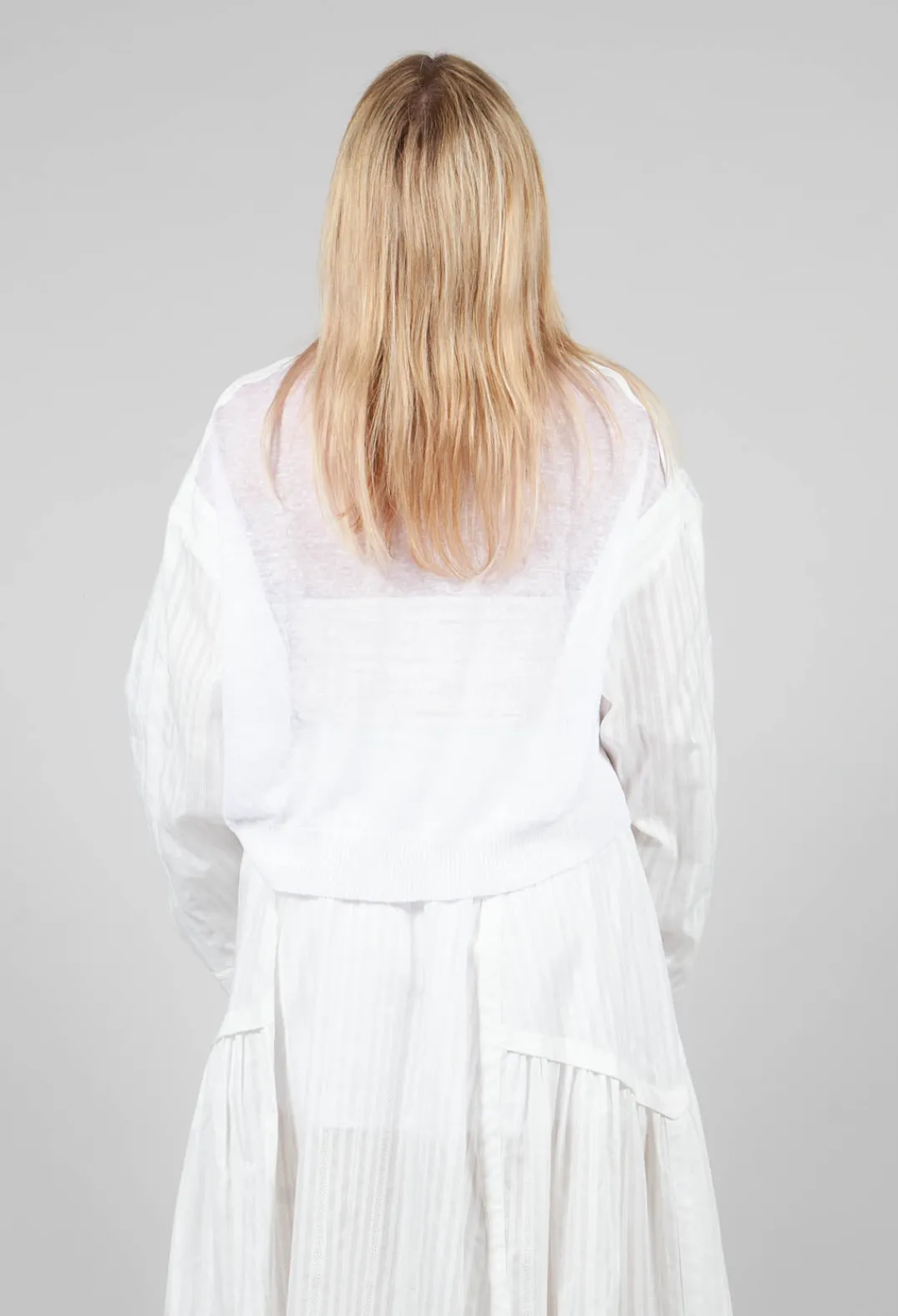 Isabel Benenato Shirts & Blouses^Cropped Top in White