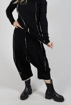 Rundholz Mainline Trousers^Cropped Trousers in Black Bone