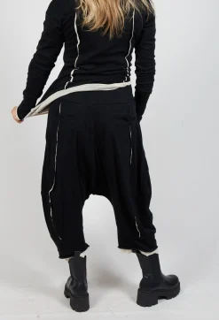 Rundholz Mainline Trousers^Cropped Trousers in Black Bone