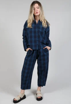 Apuntob Trousers^Cropped Trousers in Denim