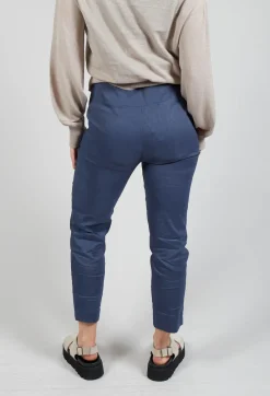 Sarah Pacini Trousers^Cropped Trousers in Midnight Blue