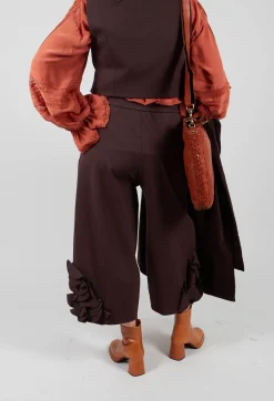 Mei Meij Trousers^Cropped Trousers with Embellishment Detail in Java