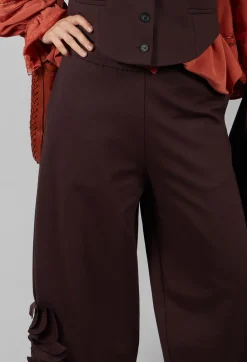 Mei Meij Trousers^Cropped Trousers with Embellishment Detail in Java