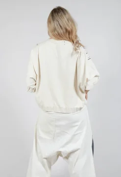 Rundholz Mainline Tops^Cropped T-Shirt in Asteroid Paint