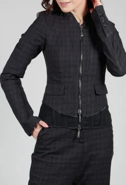 Masnada Jackets^Cropped Utility Jacket in Coal